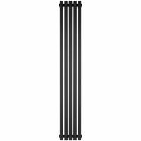 Радиатор STOUT TUBE QUADRO QV40-1750-5 R RAL1T103S9005 (черный матовый муар)